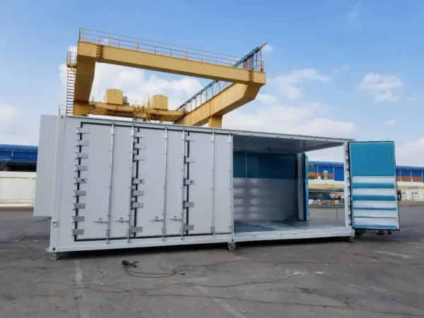 Contenedor refrigerado de 32 pies con acceso lateral